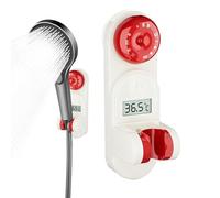 Support De Pomme De Douche À Main - Support D'affichage De La Température D'aspiration, De Tige Réglable | Détail De Fiable, Usage Pratique, Parfait Pour Les Espaces De Toilettes Comme