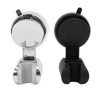 Support de pomme de douche à ventouse 2 pièces, support de de douche à montage mural, support de pomme de douche à double ventouse avec lui, aucun perçage requis, l pour