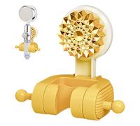 Support De Pomme De Douche À Ventouse - Support Ajustable Sans Perçage - Console De Pulvérisation De Douche | Pour Mur De Salle De Bain Maison Camping-Car Serviettes Loofah