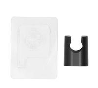 Support de pomme de douche, adhésif fort, étanche, sans poinçon, ABS, accessoire de salle de bain, support pour douche, vadrouille, balai, noir mat, 40g