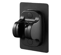 Support de pomme de douche mural, support de baguette de douche à main ABS adhésif fort réglable universel, Installation sans perçage pour accessoires de douche de salle de bain