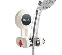 Support de pomme de douche, support d' de pomme de douche, Support de pomme de douche à main mural sans perçage, Accessoires de salle de bain de décoration intérieure, cintre de douche régla