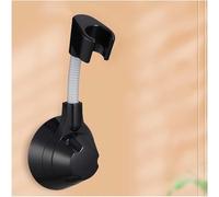 Support de pomme de douche, Support de douche amovible à ventouse, poignée angle réglable, résistant(Black)