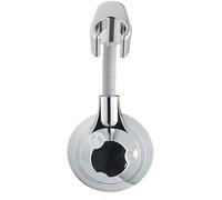 Support de pomme de douche, Support de douche amovible à ventouse, poignée angle réglable, résistant(Silver)