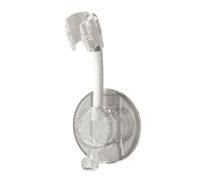 Support de Pomme de Douche,Support pour Pommeau sans Perçage avec Adhésif Fort | Ergonomique Ajustable Pour Salle De Bain D'appartement, Hôtel Ou Résidence