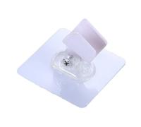 Support de pomme douche auto-adhésif poli, réglable, utile, aspiration à main, sans perceuse, support, poinçon Pour pomme de douche(White)