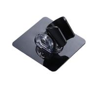 Support de pomme douche auto-adhésif poli, réglable, utile, aspiration à main, sans perceuse, support, poinçon Pour pomme de douche(Black)