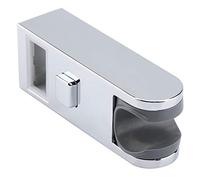 Support de Pommeau de Douche à Hauteur Réglable en ABS pour Barre Coulissante, Pièce de Rechange de Salle de Bain pour Barre Coulissante Chromée (30 X 15 Mm)