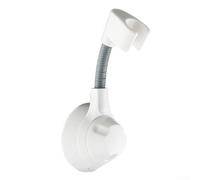 Support de pommeau de douche à hauteur réglable, support mural pour pulvérisateur à main, installation sans outils, argenté (blanc)