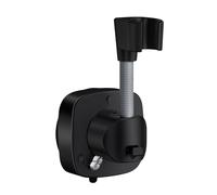 Support de pommeau de douche à ventouse sans perçage, mobile et réutilisable, réglable à fixation murale, noir mat