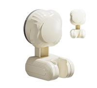 Support de pommeau de douche avec ventouse - Support pour pommeau de douche | Montage mural avec aspiration sous vide | Support de poignée de douche mobile réglable
