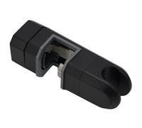 Support de pommeau de douche chromé 15-30 mm for barres carrées 30 x 15 mm et 30 x 18 mm - Accessoires for barres de douche - Support de siège de douche fixe(Zwart)