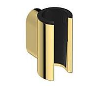 Hansgrohe Support pommeau douche Porter Fine 28885990 – maintien fixe, métal, or poli