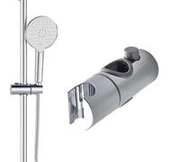 Support de pommeau de douche pour barre de ponçage, support de douche réglable, support de tête de rail, adaptateur de bras de douche, pince coulissante, rotation à 360°