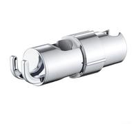 Support de pommeau de douche pour barres de douche rondes de 16 à 27 mm avec double crochets et rotation complète pour tous les membres de la famille