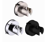 Support de pommeau de douche réglable avec ventouse puissante, sans perçage, support de douche mural pour salle de bain, compatible avec Wii (argenté)