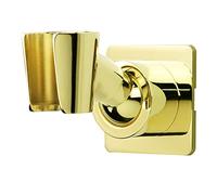 Support de pommeau de douche réglable en laiton - Fixation murale adhésive - Sans perçage - Accroche douchette, Repose pommeau de douche