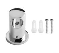 Support de pommeau de douche réglable et amovible - Rotation à 360° - Support de douche réglable pour tube de 21,5 à 22 mm de diamètre