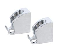 Support de pommeau de douche sans perçage nécessaire, support mural adhésif puissant avec crochet pour accessoires de salle de bain, supports de tête amovibles