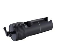 Support De Pommeau De Douche Sans Perforation, Support De Douche Réglable De 16 À 28 Mm Avec 2 Crochets, Accessoires De Pommeau De Douche(Black)