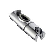 Support de pommeau de douche, support de douche amovible, support de douche à main de remplacement spécial for barre coulissante ovale, support de pulvérisateur réglable en hauteur sur rail, ABS chrom