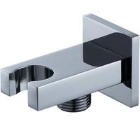 Support de pommeau de douche, support de douche mural, douchette de salle de bain en laiton massif de 1/2 po ou douchette de bidet à main for toilettes,(Chrome)