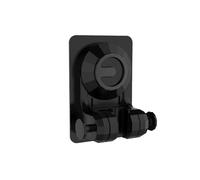 Support de Pommeau de Douche Support de pomme douche mural réglable, sans poinçonnage, support portatif, accessoires salle bains(All black)