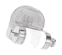 Support de pommeau de douche - Support mural réglable sans perforation - Support autocollant robuste - Support de douche universel pour barre de douche, tuyau, brosse de douche, organisateur de