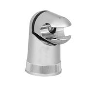 Support de Pommeau de Rotatif Abs pour Salle de Bain Argenté | Fixation Murale Légère, Usage Simple, Maintient la Douchette en Position Basse, pour Garçon et Filles et Parents