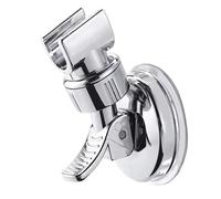 Support de pommeau douche amovible sans perçage, 1 pièce, réglable, ventouse solide, support ABS argenté, buse salle bain, base fixe pour salle de bain, douche