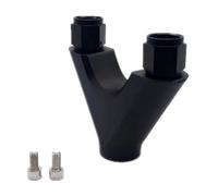 Support de pompe à carburant double en aluminium 044, bloc Y, adaptateur de réservoir de surtension, système d'alimentation en carburant 8AN -10(Zwart)