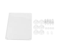 Support de pompe submersible pour aquarium Support de levage de pompe à eau d'aquarium en acrylique avec joint en silicone amortisseur de vibrations et ventouse pour pompes de (Ensemble deux pièces