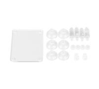 Support de pompe submersible pour aquarium Support de levage de pompe à eau d'aquarium en acrylique avec joint en silicone amortisseur de vibrations et ventouse pour pompes de (Ensemble deux pièces