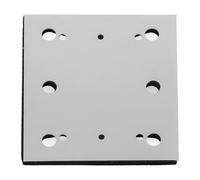 Support de ponceuse compatible avec BO4556, remplace 158324-9 SPD17, plaque de base en aluminium et éponge pour ponceuses orbitales de 1/4 feuille, noir argenté