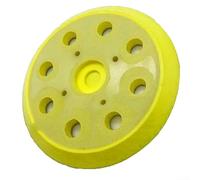 Support de ponceuse orbitale 146 mm, support de disque de ponçage à 8 trous avec fixation à 4 clous, interface de meulage en caoutchouc pour polisseuse aléatoire, convient pour le métal, le bois, le
