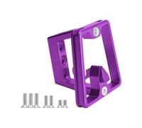 Support de porte-bagages avant pliable pour vélo, support de nez de cochon à trois trous, adaptateur d'étagère de chargement en alliage d'aluminium, installation du porte-bagages avant sans outils