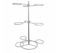 Support de Porte-balle de Gym Étagère à Ballons Rangement d'Exercice en Acier Présentation Multi-niveaux Séparation des, style to 1