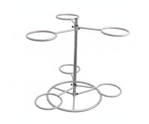 Support de Porte-balle de Gym Étagère à Ballons Rangement d'Exercice en Acier Présentation Multi-niveaux Séparation des, style to 2
