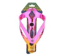 Support de Porte-Bouteille d’Eau pour vélo, Accessoire de Cyclisme galvanisé pour VTT et vélos de Route, Support de Bouteille Ultra-léger plaqué sous Vide avec Un Design à Cadre AR (Or Rose)