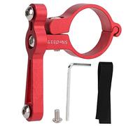 Support de Porte-Bouteille d'eau de vélo Base de Cage de Tasse en Alliage d'aluminium réglable pour vélo de Montagne et Installation de Tube de Selle de vélo Pliant Anneau de (Rouge)