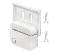 Support De Porte De Garage - Capteur De Contact De L'alarme De L'anneau 50G | Support Blanc Résistant À L'usure Avec Clip En Instant | Montant Du Capteur D'alarme De Porte De Garage Antivol En Temps R