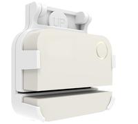 Support de porte de garage pour capteur de contact Ring Alarm 2{^>e<^} génération - 1 support blanc avec clip et vis intégrés - Ajustement sûr, antidérapant, facile à installer - Accessoire compatible