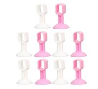 Support de porte de la laveuse Machine à laver Bracket en caoutchouc doux Aspiration montée sur la longueur appropriée empêche les odeurs de dortoir de maison rose blanc 10 pcs