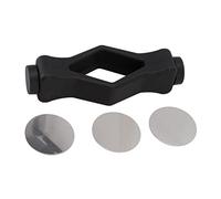 Support de porte de laveuse à chargement frontal, 10x3,5x1,9 cm / 3,9x1,4x0,7 pouces, butée de porte de rondelle à aimant puissant en forme de bouche pour la plupart des machines (Noire)