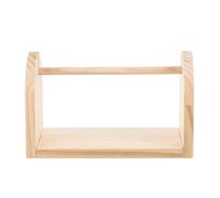 Support de porte-fil - 1 pièce en bois, organisateur horizontal, étagère de rangement artisanale | Crochets Tricot Hobbyiste Artiste Maison Atelier Appartement Artisanat Projets Fournitures Facile