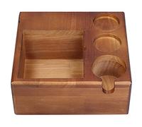 Support de porte-filtre à café en bois, antidérapant, boîte à café, support de sécurité pour Machine à café domestique