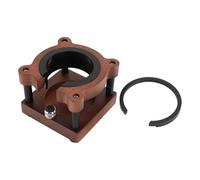 Support de porte-filtre à café en forme d'ours, support universel en bois pour doseur de café, base antidérapante pour porte-filtres de 51 mm, 53 mm, 58 mm, construction en bois
