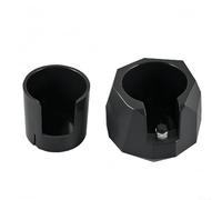 Support de porte-filtre à expresso réglable pour 51 mm, 53 mm, 58 mm, station de tamper à café avec bouton réglable en hauteur, pieds antidérapants, compatible avec