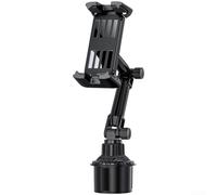 Support de porte-gobelet réglable pour téléphone et tablette de 4,7 à 14 pouces Rotation à 360° Joint à rotule EVA Rembourrage Protection