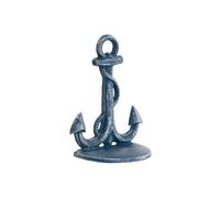 Support de porte Home ESPRIT fer 13 x 7,5 x 17,5 cm Ancre